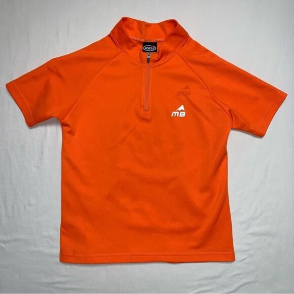 Borah Other - Orange Polo Golf Shirt Boy’s Medium Top Short Sleeve Collared Preppy Spring